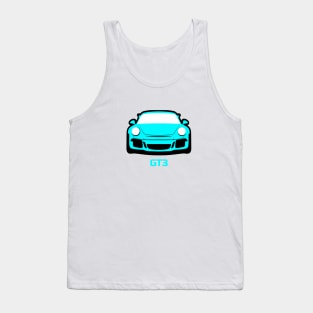 Porsche 911 GT3 Miami Blue Tank Top